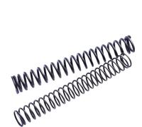 UGLYAF Lot de 2 Ressorts de Compression en Acier, diamètre du Fil de Ressort de Pression 2 mm, diamètre extérieur 22 mm, 24 mm, 25 mm, Longueur 60-200 mm(300mm,24MM_2MM)