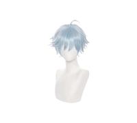 UGLYAF Perruque de Cosplay Bleu Glace, Perruques synthétiques résistantes à la Chaleur for Jeu de rôle, Halloween