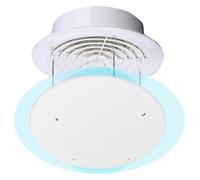 UGNMDFGH Climatiseur Rond Blanc pour grilles de Plafond centrales, Taille réglable de 45 cm (18 Pouces), améliore Le Flux d'air et est idéal pour Une Utilisation à Domicile ou au Bureau.