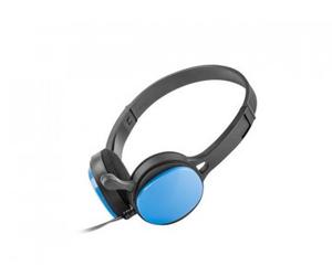 uGo USL-1221 casque Avec fil Arceau Bureau/Centre d'appels Noir, Bleu