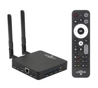 Ugoos AM9 Pro TV Box Android 14.0 Amlogic S905X5-J 4 Go RAM 64 Go ROM Wi-FI Double Bande 2,4 GHz/5 GHz Ethernet 1000M USB 3.0 BT5.3 Compatible AV1 VP9 H.265 4K HDR