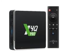 Ugoos X4Q Pro Android 11 Amlogic S905X4 TV Box 4 Go de RAM 32 Go de ROM 2.4G / 5G Dual WiFi BT5.1 USB 3.0 Ethernet 1000M Prend en Charge AV1 4K HDR Set Top TV Box