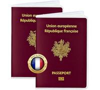 Ugozen 2 Étuis Passeport Transparents PVC Souple Cristal