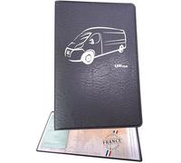 Ugozen Étui Carte Grise 3 Volets Gomme SIMPLÉO Camion