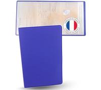 Ugozen Etui Carte Grise - Pochette Porte Papier Voiture ou Moto - Protège Documents Auto Français. Bleu