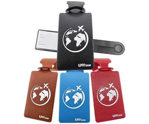 UGOZEN Lot 4 Étiquettes de Bagage Luxéo Lot Chic