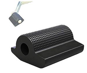 Ugozen Manchon Caoutchouc Pedale Protege Chaussure Moto, Embout de Protection de Selecteur de Vitesse Moto Antidérapant Noir de Largeur 39mm et diametre Interne 8mm