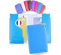 Ugozen Porte Carte bancaire RFID Pochette Sécurisée Anti-Piratage | Etui 4 Cartes Bancaires Protégées pour Homme et Femme Étui conçu et Fabriqué en France