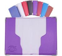 Ugozen Porte Carte RFID | Étui 4 Cartes Bancaire, Pochette Anti-Piratage Élégant pour Vos Cartes de Crédit Homme Et Femme