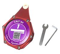 Ugozen Porte Vignette Assurance Moto, Etui Support De Vignette Crit air ou Assurance Etanche pour Moto/Quad/Scooter (Rouge)