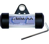 Ugozen Porte Vignette Assurance Moto Tube, Accessoire Scooter/Moto Support De Vignette Assurance Etanche Noir 50x25 mm d'affichage