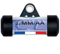 UGOZEN Porte Vignette Contrôle Technique Moto Tube, Accessoire pour Moto/Scooter/Quad