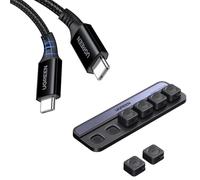 UGREEEN 6 Pièces Organisateur de Câble Magnétique Câble USB C 100W