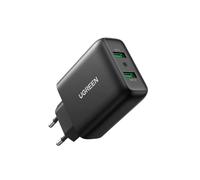 Chargeur Secteur USB - UGREEN - 36W - Quick Charge 3.0 - 2 Ports - Compatible Galaxy S10/S9/A51