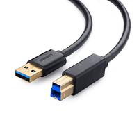 UGREEN 10372 2 m USB A USB B mâle mâle noir - Câble USB (2 m, USB A, USB B, 3.0 (3.1 Gen 1), noir