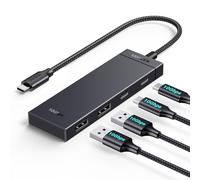 UGREEN 10Gbps Hub USB C 3.2 Gen2 vers 4 Data Ports 2A2C Multiport USB | Câble 30CM Compatible avec MacBook iPad Pro Air Mac Mini M4 Surface iPhone 17 Pro Max Air Galaxy S25 S24 Tab S11 Ultra