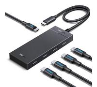 UGREEN 10Gbps Hub USB C 3.2 vers 4 Data Ports et PD 100W Charge Rapide Adaptateur Multiport USB Compatible avec iPhone 16 15 Série MacBook iPad Pro Air 2024 Mac Mini M4 Surface Galaxy S25 S24 Ultra