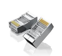 Ugreen 10x RJ45 pin connector 8P8C (UTP Cat. 6 / Cat. 5 / Cat. 5e) silver (NW111)