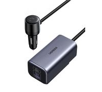 UGREEN 130W Allume Cigare USB C GaN PD 3.0 QC 4.0 PPS Chargeur Voiture Rapide Qutre Ports Compatible avec iPhone 17 Pro Max Air 16 15 14 13 MacBook M4 M3 M2 M1 iPad Pro Air Galaxy S25 Ultra S24 S23