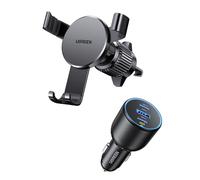 UGREEN 130W Chargeur Allume Cigare USB C avec Support Téléphone Voiture