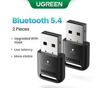 UGREEN 2 en 1 USB Bluetooth 5.3 5.0 Dongle Adaptateur pour PC Haut-Parleur Sans Fil Souris Musique Audio Récepteur Émetteur Bluetooth 5.0 - Type Bluetooth 5.4 #C