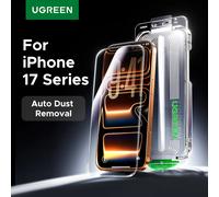 UGREEN 2 pièces protecteur d'écran automatique sans poussière pour iPhone 17 Pro Max verre trempé pour iPhone 17 16 Pro 17Pro Film de téléphone Air 2 pièces