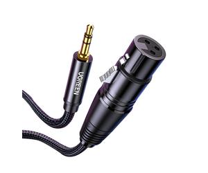 Ugreen 20763 câble audio 1 m XLR 3,5mm Noir