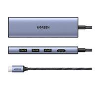 Ugreen 20956A hub & concentrateur USB Type-C 5000 Mbit/s Argent
