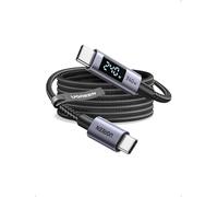 UGREEN 240W Câble USB C vers USB C avec Écran LCD PD 3.1 Câble Type C Charge Rapide 48V 5A Compatible avec MacBook Ordinateur Portable de Jeu iPad iPhone 17 Pro Max Air Galaxy S25 Plus Ultra (2M)