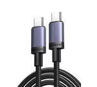 UGREEN 240W Câble USB C vers USB C PD 3.1 5A 48V Cable Type C Charge Rapide Nylon Tressé Compatible avec MacBook iPad Ordinateur Portable de Jeu iPhone 17 Pro Max Air Galaxy S25 Plus Ultra (0.5M)