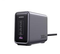 UGREEN 300W USB C Charger, Nexode 5 Ports GaN III PD 3.1 Desktop Power Adapter with 240W USB C Cable, Compatible with MacBook Pro/Air, iPhone 15 Pro Max/14, iPad Pro, Galaxy S23, Pixel 7, Steam Deck