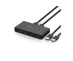 Ugreen 30768 Hub USB 3.2 Gen 1 Type-A Noir - 6 Ports USB 3.2 Gen 1 Type-A, 5000 Mbit/s, Alimentation USB 5V/2A, Support Windows/macOS/ChromeOS