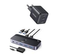 UGREEN 30W Chargeur USB C Rapide 3 Ports et Switch USB C 3.0 Commutateur KVM