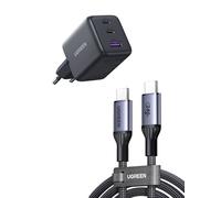 UGREEN 30W Chargeur USB C Rapide avec UGREEN 240W certifié USB-If Câble USB C 1M