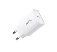 UGREEN 30W Chargeur USB C Rapide GaN Prise Secteur PD3.0 QC4.0 Compatible avec iPhone 16 Plus Pro Max 15 14 13 12 11 SE XS XR Pixel 9 8 Pro XL 7a Galaxy S25 Plus Ultra S24 A56 A16 A06 iPad Air Mini