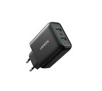 UGREEN 36W Quick Charge 3.0 Chargeur Secteur USB 2 Ports Compatible avec Galaxy S10 S9 A51 A20e A51 Redmi Note 9S Note 8 Pro Note 7