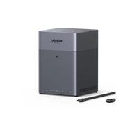 Serveur NAS Ugreen DH4300 Plus 4 baies 120 To Gris anodisé + câble HDMI