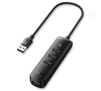 Ugreen 4-in-1 USB HUB - 4x USB Type A 3.0 PD DC 12V 0,25m noir (CM416 10915)