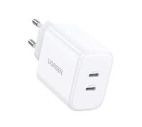 UGREEN 40W Chargeur USB C 2 Ports Compatible avec iPhone 16 Plus Pro Max 15 14 13 12 11 XR X 8 iPad Air Mini AirPods iWatch Galaxy S24 Ultra S23 S22 A15 A05s Note 20