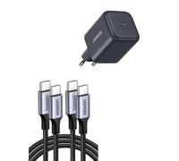 UGREEN 45W Chargeur USB C Rapide et 100W 2*Câble USB C 2M