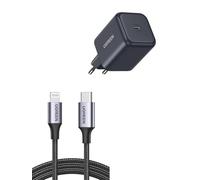 UGREEN 45W Chargeur USB C Rapide et Câble Lightning vers USB C 2M