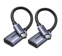 UGREEN 4K 30Hz Mini DisplayPort vers HDMI Adaptateur Thunderbolt 1/2 Unidirectionnel Convertisseur Mini DP vers HDMI 2K 60Hz 1080P 120Hz Compatible avec Mac Mini MacBook Air Pro Moniteur HDTV(1 Pack)