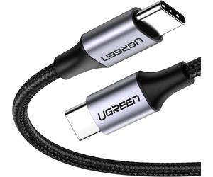 Ugreen 50150 câble USB USB 2.0 1 m USB C Noir, Argent