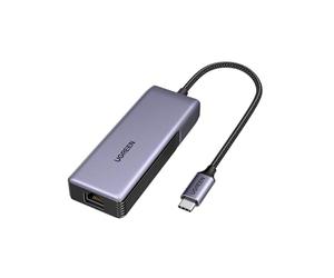 UGREEN 5Gbps Adaptateur USB C Ethernet RJ45 5 Gigabit Thunderbolt C 3.2 Gen 2 vers RJ45 WOL MDI MDIX en Aluminium Compatible avec Windows 11 Linux Kernel 5.17 MacOS