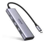 Hub USB-C 5 en 1 - UGREEN - Revodok CM511 - 2 USB 3.0 - HDMI 4K - SD/TF