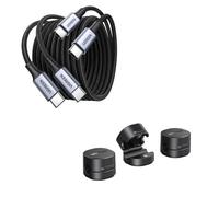 UGREEN 6 Pièces Organisateur de Câble Magnétique avec Câble USBC 2M