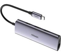 Ugreen 60718 - USB 3.2 Gen 1 (3.1 Gen 1) Tipo -C - RJ -45 - USB 3.2 Gen 1 (3.1 Gen 1) Tipo -A - Gigabit Ethernet - 1000 Mbit/S - USB - 101 mm (60718)