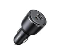 UGREEN 63W Chargeur Allume Cigare USB C 45W PPS 30W PD QC 3.0 2 Ports