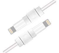 Ugreen 6x étui de protection pour le câble original pour iPhone blanc