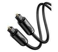 Câble audio optique numérique fibre optique Toslink SPDIF 1,5 m gris